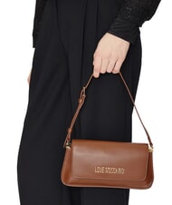 LOVE MOSCHINO LOGO LETTERING Geanta de umar cămilă - Genți femei - 5