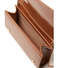 LOVE MOSCHINO CROCO Geantă de umăr cămilă2 - Genți femei - 4