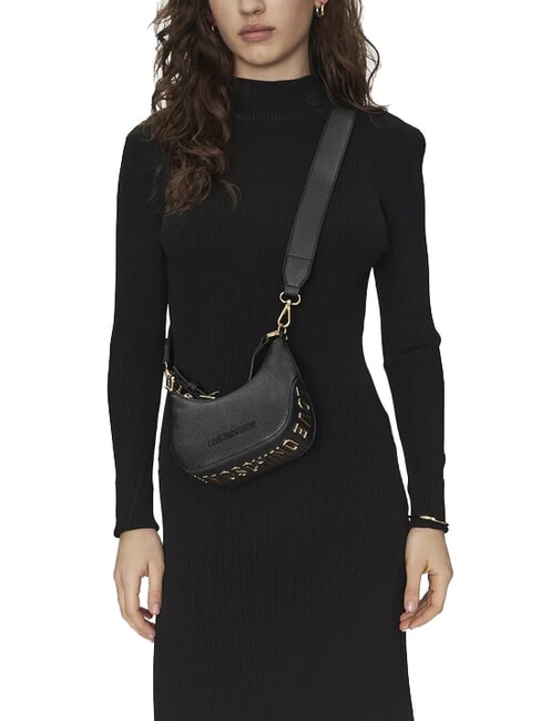 GIANT Geantă mini cu curea de umăr negru - Genți femei