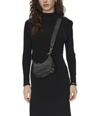 LOVE MOSCHINO GIANT Geantă mini cu curea de umăr negru - Genți femei - 5