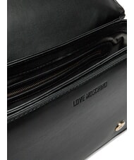 LOVE MOSCHINO QUILTED Geantă de umăr, geantă crossbody negru - Genți femei - 5