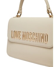 LOVE MOSCHINO BOLD LOVE Geantă de mână cu curea de umăr fildeş - Genți femei - 3