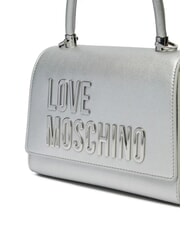 LOVE MOSCHINO BOLD LOVE Geantă tip servietă cu curea de umăr argint - Genți femei - 3