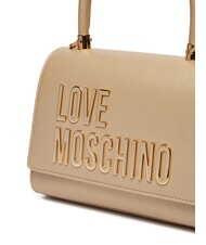 LOVE MOSCHINO BOLD LOVE Geantă tip servietă cu curea de umăr aur - Genți femei - 3