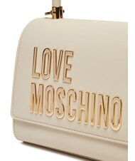 LOVE MOSCHINO BOLD LOVE Geantă mini cu curea de umăr fildeş - Genți femei - 3