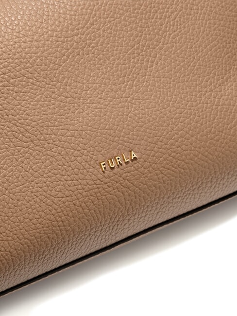 LARA Geantă de umăr din piele deşert - Genți femei