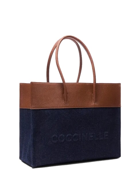 MYRTHA DENIM Geantă de umăr coniac albastru - Genți femei