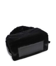 COCCINELLE BOHEME SYNTHETIC FUR Geantă de umăr negru - Genți femei - 4