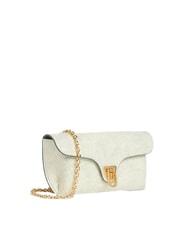 COCCINELLE DOUBLE BEAT CRA Geantă de umăr zăpadă/negru - Genți femei - 3