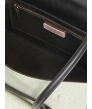 COCCINELLE DOUBLE BEAT CRA Geantă de umăr zăpadă/negru - Genți femei - 4