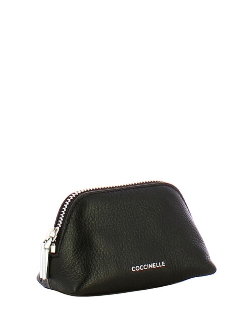 HELGA Geantă de toaletă din piele negru - Genți plic și truse