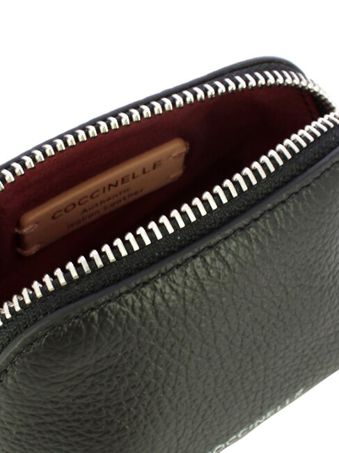 HELGA Geantă de toaletă din piele negru - Genți plic și truse