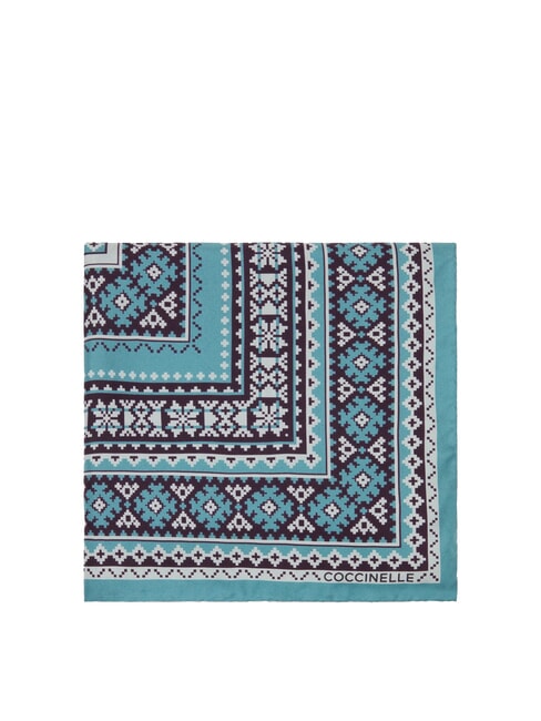 NORDIC FRAMES Eșarfă de mătase albastru arctic multicolor - Eșarfe