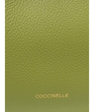 COCCINELLE BOHEME GRANA DOUBLE Geanta medie din piele guacamole/alge marine - Genți femei - 3