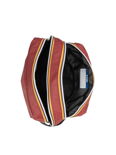 ALBAS Cutie cosmetică cu fermoar dublu, cu buzunare syrah roșu - Truse de toaletă