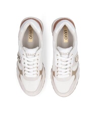 LIUJO AMAZING 43 Teniși cu inserții din material tip plasă alb - Pantofi femei - 4