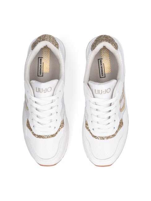 MAXI WONDER LOW Teniși cu detalii strălucitoare alb - Pantofi femei