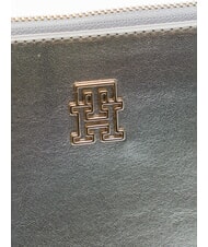 TOMMY HILFIGER TH MONOGRAM Plic plic cu brățară argintiu metalic - Genți femei - 3