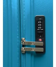 LESAC SLIDE Cărucior pentru bagaje de mână albastru de malachit - Bagaje de mână - 6