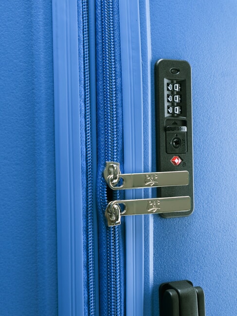 SLIDE Cărucior mediu, extensibil albastru-ceață - Trolere rigide