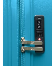 LESAC SLIDE Set Cabină + Medie și Mare extensibilă, ultra-rezistent albastru de malachit - Trolere rigide - 7