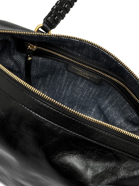 ROXY Geantă de mână din piele cu curea de umăr negru - Genți femei