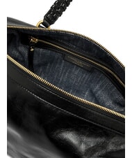 GIANNI CHIARINI ROXY Geantă de mână din piele cu curea de umăr negru - Genți femei - 5