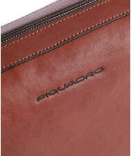 PIQUADRO BLACK SQUARE Husa de frumusete din piele PIELE - Truse de toaletă - 3