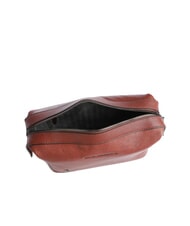 PIQUADRO BLACK SQUARE Husa de frumusete din piele PIELE - Truse de toaletă - 4