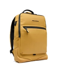 PIQUADRO CORNER SPECIALE GOMMATO Rucsac pentru laptop de 15,6". galben - Rucsacuri pentru laptop - 2