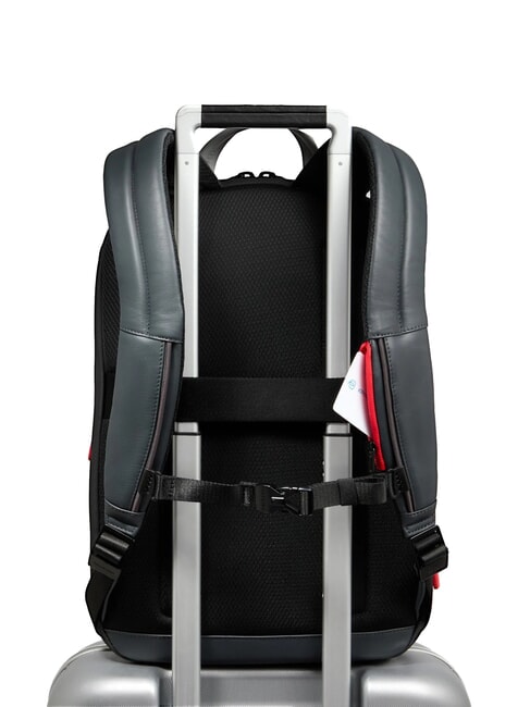 URBAN Rucsac pentru laptop de 15,6" din piele Gri - Rucsacuri pentru laptop