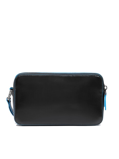 BLUE SQUARE Pochette din piele negru - Genți femei