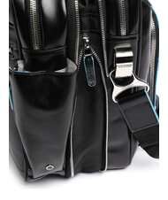 PIQUADRO BLUE SQUARE Servietă pentru laptop de 15 ", din piele negru - Serviete birou - 4