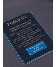 PIQUADRO ALU BLUE SQUARE Cărucior mediu albastru - Trolere rigide - 7