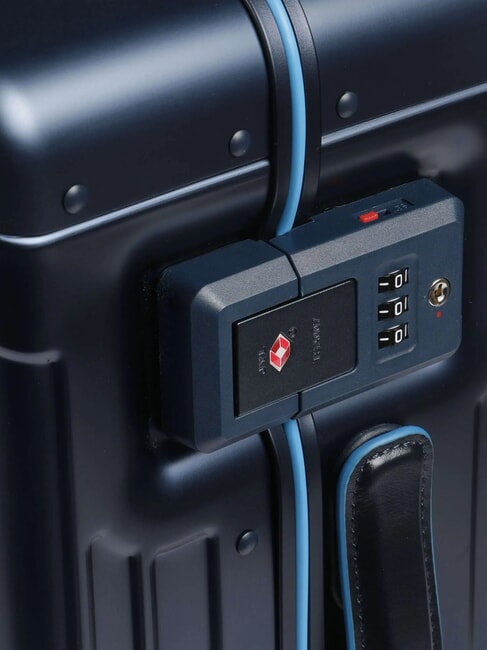 ALU BLUE SQUARE Cărucior pentru bagaje de mână albastru - Bagaje de mână