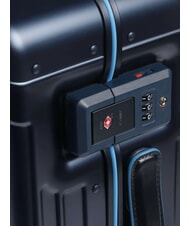 PIQUADRO ALU BLUE SQUARE Cărucior pentru bagaje de mână albastru - Bagaje de mână - 4