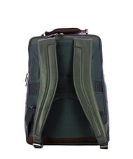 PIQUADRO X1 Rucsac din piele, suport pentru pc de 15,6". albastru / maron - Rucsacuri pentru laptop - 3