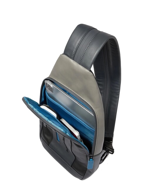 URBAN Rucsac cu un singur umăr și suport pentru iPad®mini negru grigiongr - Genți de umăr bărbați