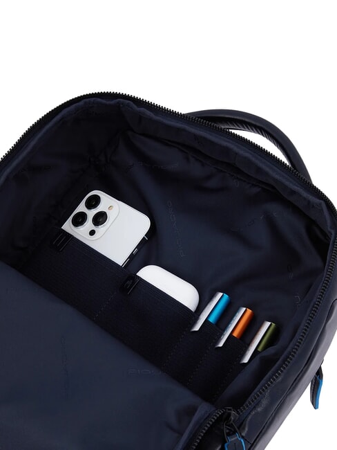 B2 REVAMP Rucsac din piele pentru laptop de 14" albastru - Rucsacuri pentru laptop