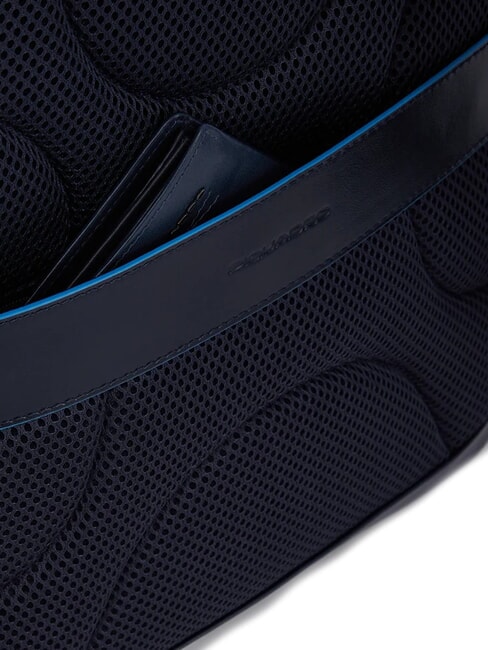 B2 REVAMP Rucsac din piele pentru laptop de 14" albastru - Rucsacuri pentru laptop