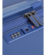 PIQUADRO POP Cărucior mediu albastru - Trolere rigide - 4