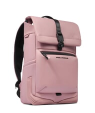 PIQUADRO CORNER SPECIALE GOMMATO Rucsac pentru laptop cu roll-top ROSA - Rucsacuri pentru laptop - 2