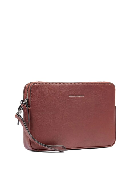 BLACK SQUARE Geantă clutch bărbătească din piele cu m&acirc;ner PIELE - Husă pentru tabletă și organizator