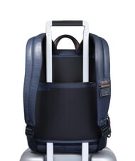 PIQUADRO HARPER Rucsac pentru laptop de 14", extensibil albastru/maro închis - Rucsacuri pentru laptop - 3