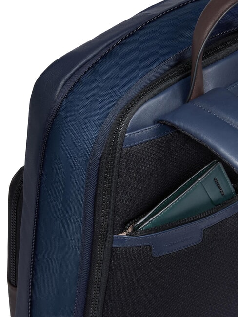 HARPER Rucsac pentru laptop de 14", extensibil albastru/maro închis - Rucsacuri pentru laptop