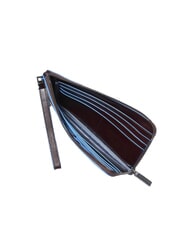 PIQUADRO BLUE SQUARE Geantă tip clutch din piele pentru bărbați MAHOGANY - Portofele bărbați - 4