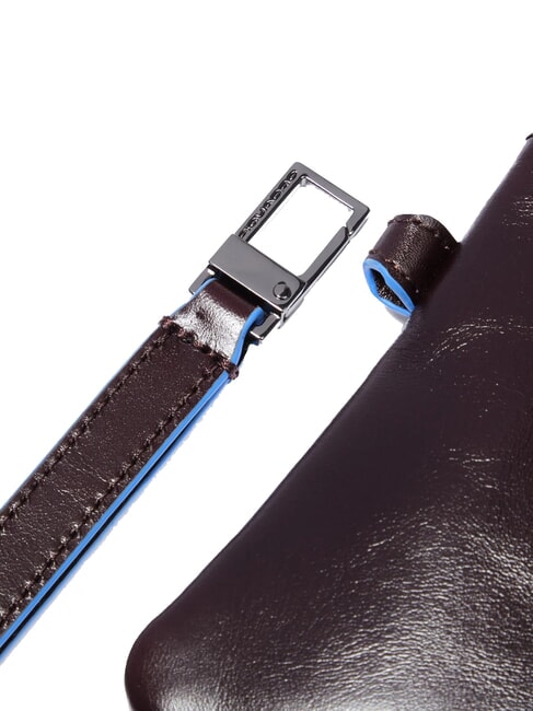 BLUE SQUARE Geantă tip clutch din piele pentru bărbați MAHOGANY - Portofele bărbați