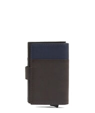 PIQUADRO HARPER Portofel din piele pentru carduri albastru/maro &icirc;nchis - Portofele femei - 4