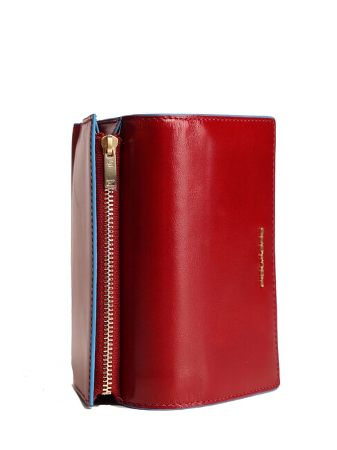 BLUE SQUARE Portofel din piele RED - Portofele femei