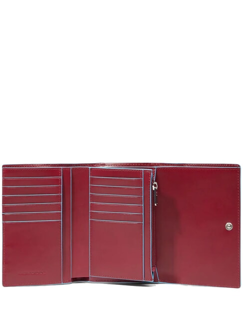 BLUE SQUARE Portofel din piele RED - Portofele femei